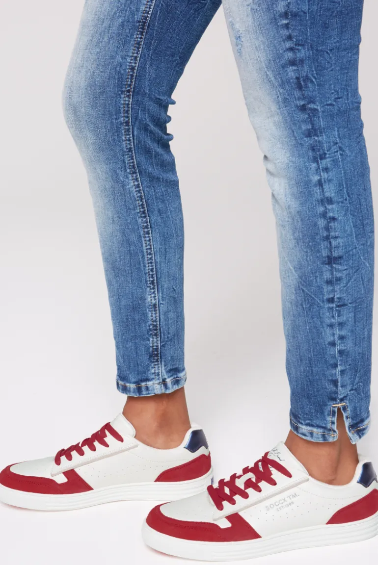 Store CAMP DAVID & SOCCX Retro Sneaker clear red/white clearred/white