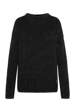 Outlet CAMP DAVID & SOCCX Rippstrickpullover Stone Washed black