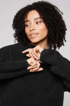 Outlet CAMP DAVID & SOCCX Rippstrickpullover Stone Washed black