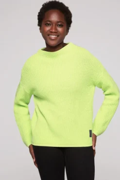 Flash Sale CAMP DAVID & SOCCX Rippstrickpullover Stone Washed yellow lime yellowlime