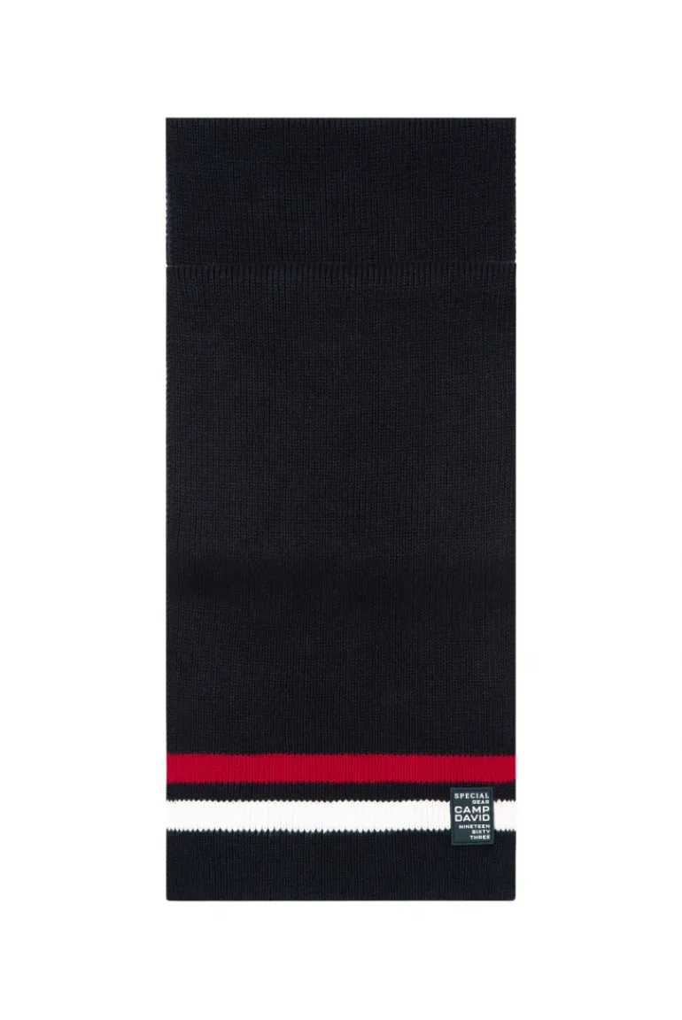 Flash Sale CAMP DAVID & SOCCX Rippstrickschal mit Streifen-Details blue navy bluenavy