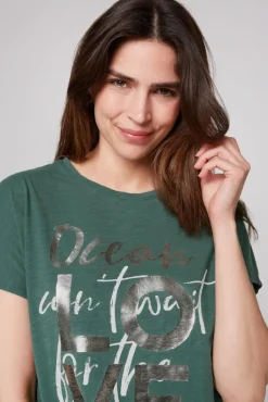 Store CAMP DAVID & SOCCX Ärmelloses Shirt mit Folienprint dark green darkgreen