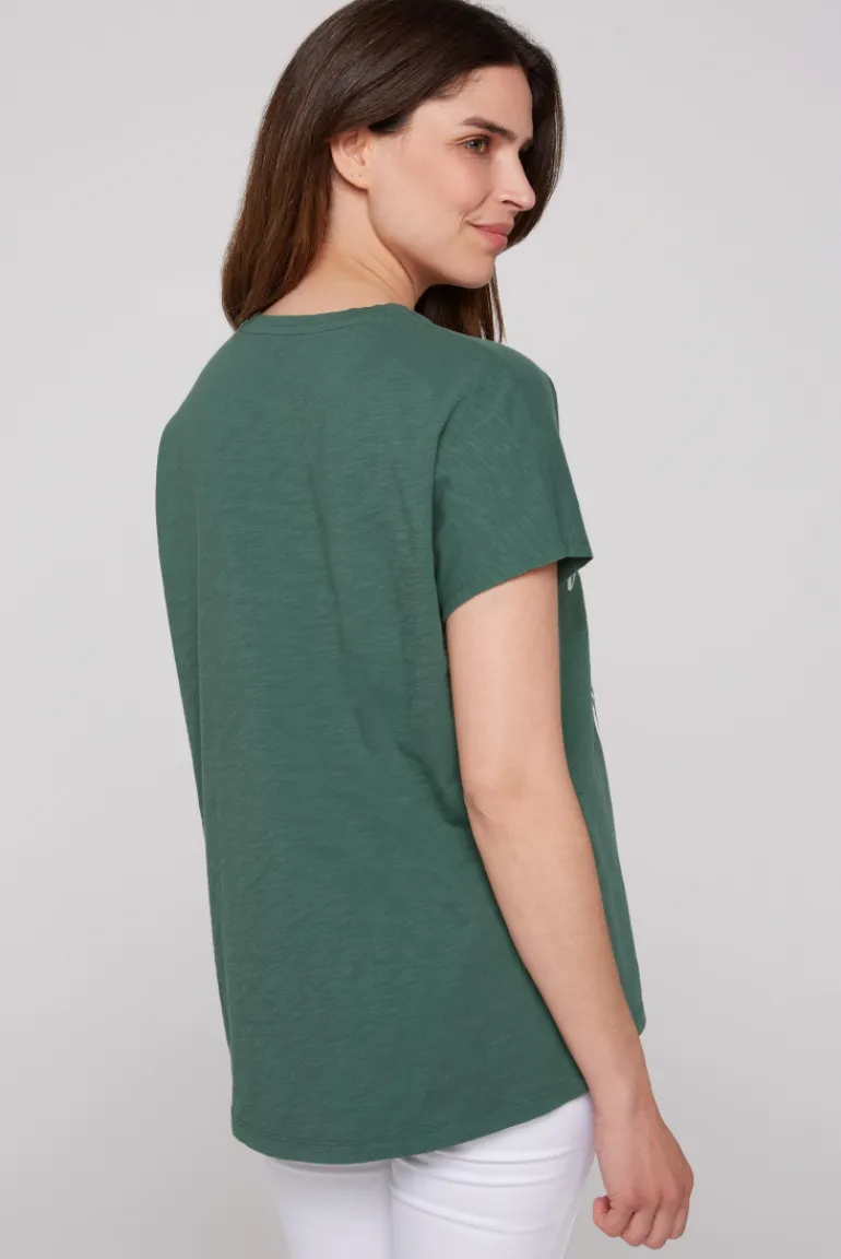 Store CAMP DAVID & SOCCX Ärmelloses Shirt mit Folienprint dark green darkgreen