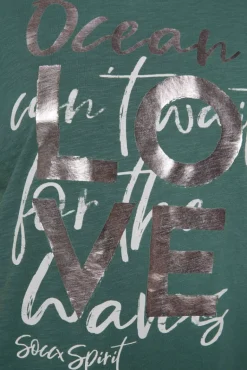 Store CAMP DAVID & SOCCX Ärmelloses Shirt mit Folienprint dark green darkgreen