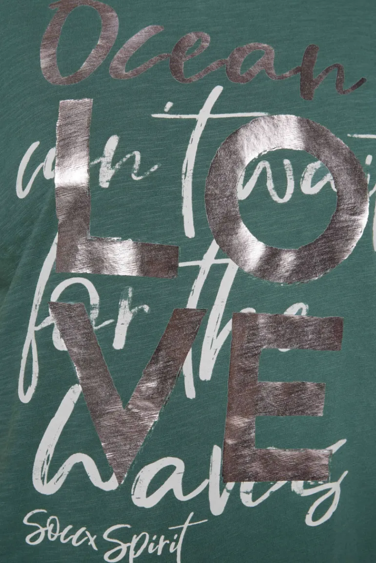 Store CAMP DAVID & SOCCX Ärmelloses Shirt mit Folienprint dark green darkgreen