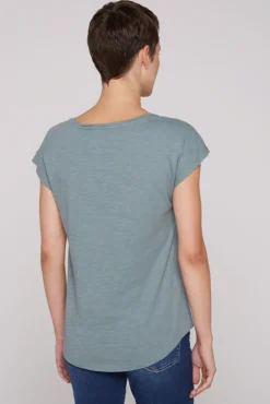 Best Sale CAMP DAVID & SOCCX Ärmelloses Shirt mit V-Ausschnitt und Artwork grey green | L greygreen