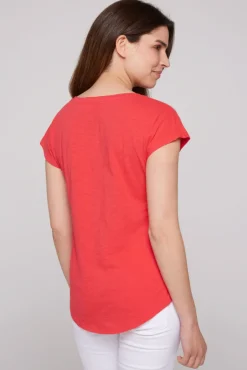 Hot CAMP DAVID & SOCCX Ärmelloses Shirt mit V-Ausschnitt und Artwork skipper red | M skipperred
