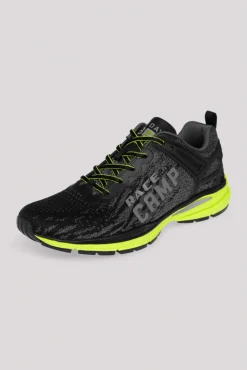 Best Sale CAMP DAVID & SOCCX Running Sneaker mit Knit-Design und Rubber Logo black