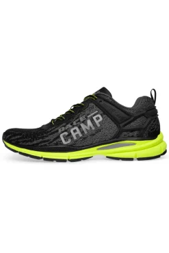 Best Sale CAMP DAVID & SOCCX Running Sneaker mit Knit-Design und Rubber Logo black