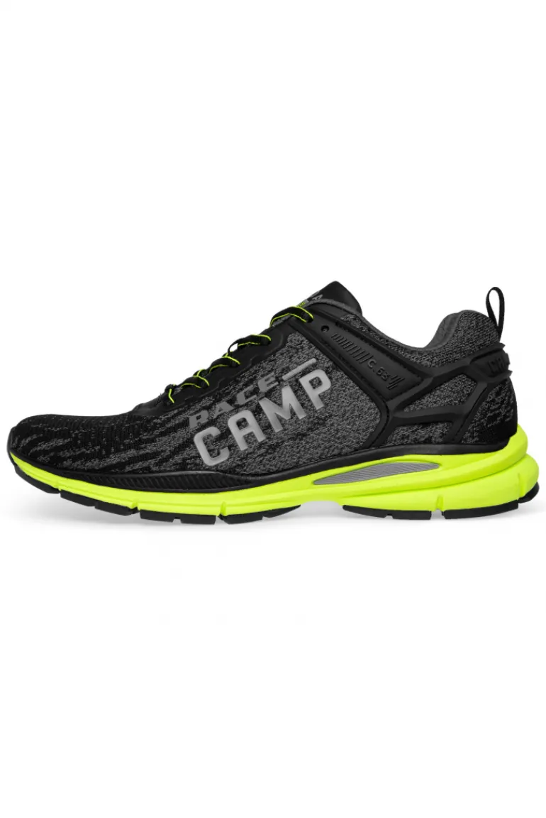 Best Sale CAMP DAVID & SOCCX Running Sneaker mit Knit-Design und Rubber Logo black