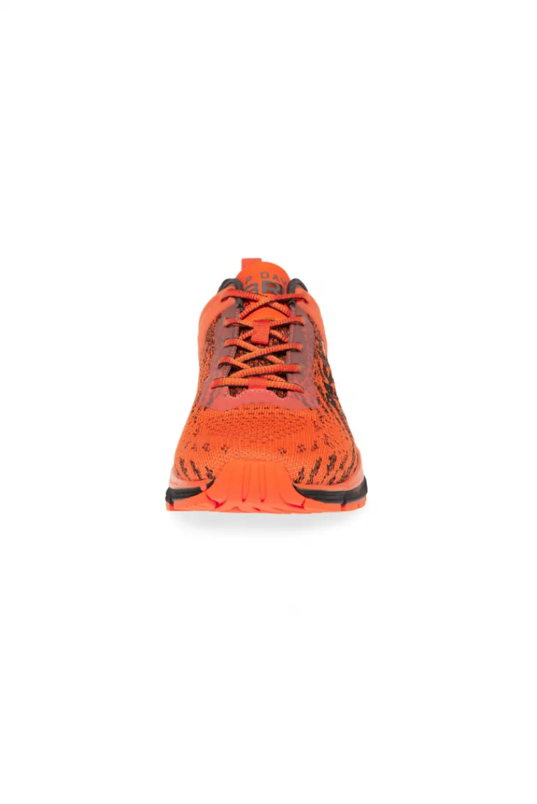 Clearance CAMP DAVID & SOCCX Running Sneaker mit Knit-Design und Rubber Logo signal orange signalorange