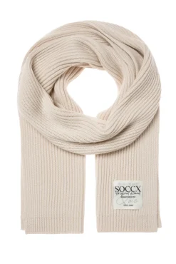 Online CAMP DAVID & SOCCX Schal in Rippstrick mit Label Patch faded beige fadedbeige