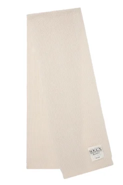 Online CAMP DAVID & SOCCX Schal in Rippstrick mit Label Patch faded beige fadedbeige