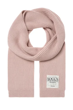 Best CAMP DAVID & SOCCX Schal in Rippstrick mit Label Patch rose blush roseblush