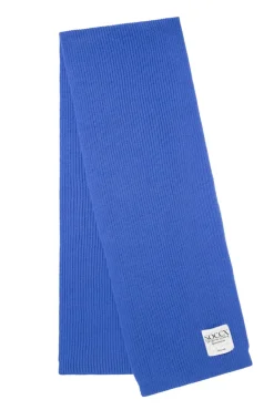 Outlet CAMP DAVID & SOCCX Schal in Rippstrick mit Label Patch vividblue
