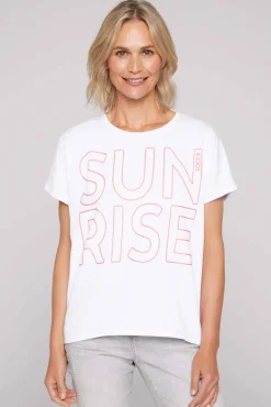 Cheap CAMP DAVID & SOCCX Shirt Oversized mit Artwork opticwhite