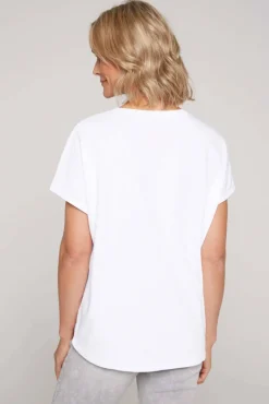 Cheap CAMP DAVID & SOCCX Shirt Oversized mit Artwork opticwhite