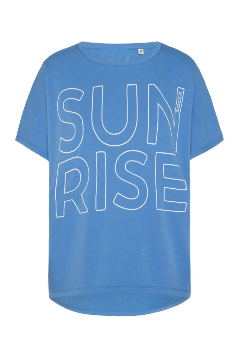Cheap CAMP DAVID & SOCCX Shirt Oversized mit Artwork airy blue airyblue