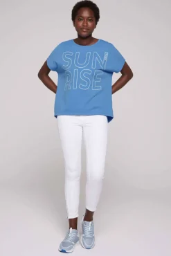 Cheap CAMP DAVID & SOCCX Shirt Oversized mit Artwork airy blue airyblue