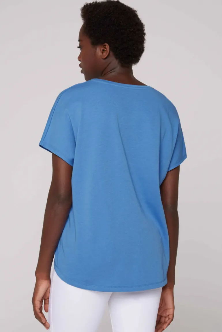 Cheap CAMP DAVID & SOCCX Shirt Oversized mit Artwork airy blue airyblue