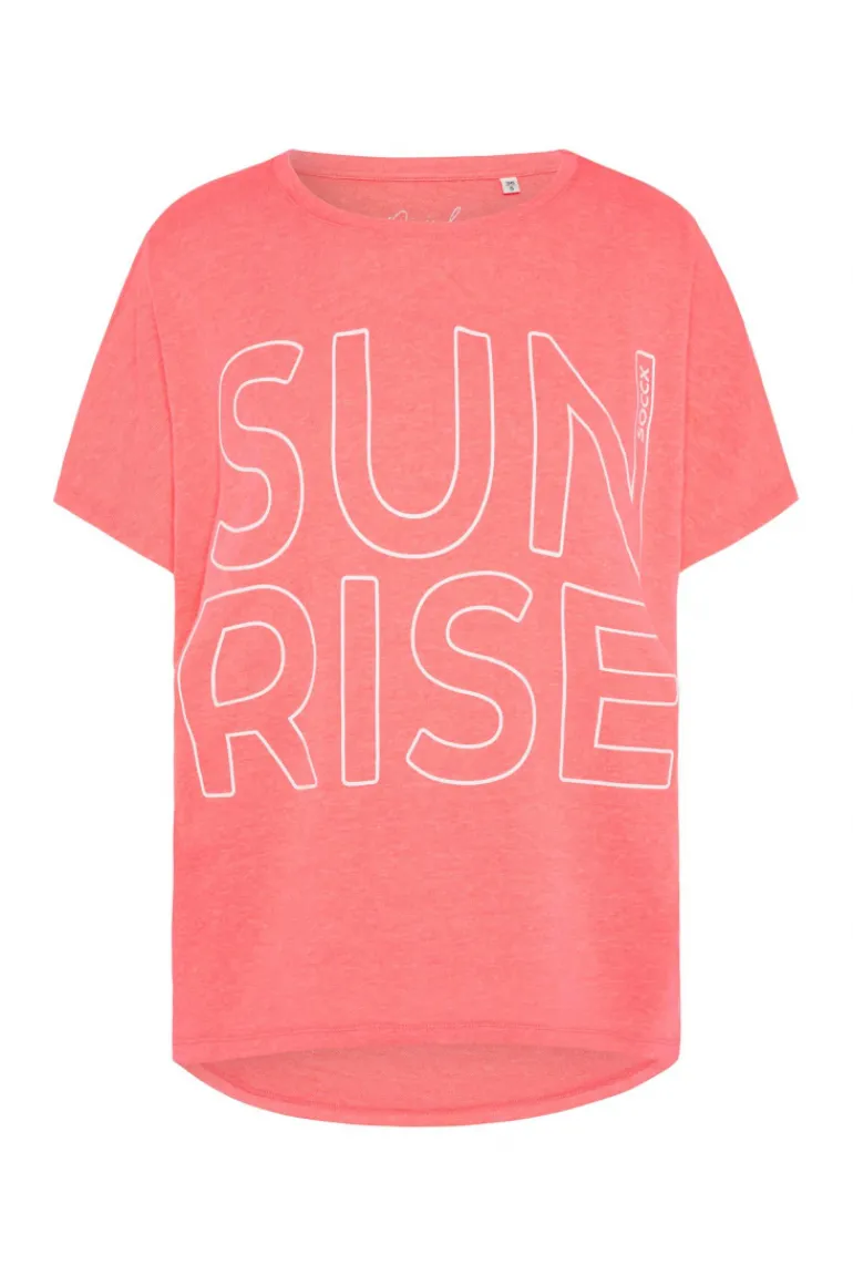Store CAMP DAVID & SOCCX Shirt Oversized mit Artwork neon pink neonpink