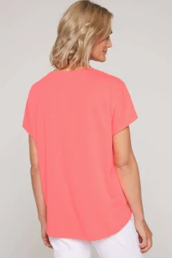 Store CAMP DAVID & SOCCX Shirt Oversized mit Artwork neon pink neonpink