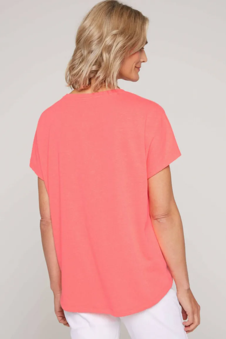 Store CAMP DAVID & SOCCX Shirt Oversized mit Artwork neon pink neonpink