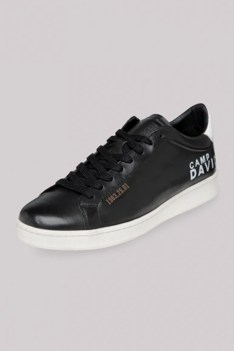 Best CAMP DAVID & SOCCX Sneaker aus Leder mit Logo Prints black