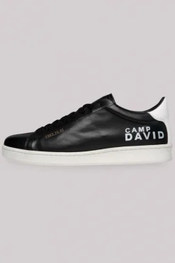 Best CAMP DAVID & SOCCX Sneaker aus Leder mit Logo Prints black