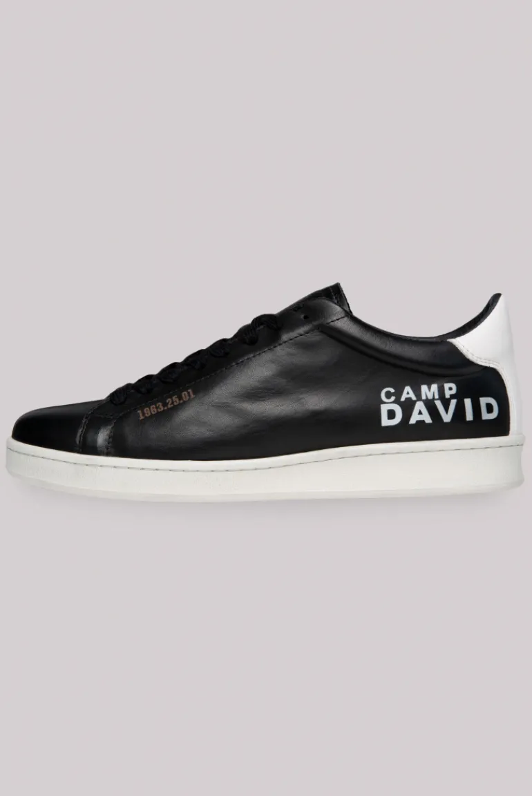 Best CAMP DAVID & SOCCX Sneaker aus Leder mit Logo Prints black