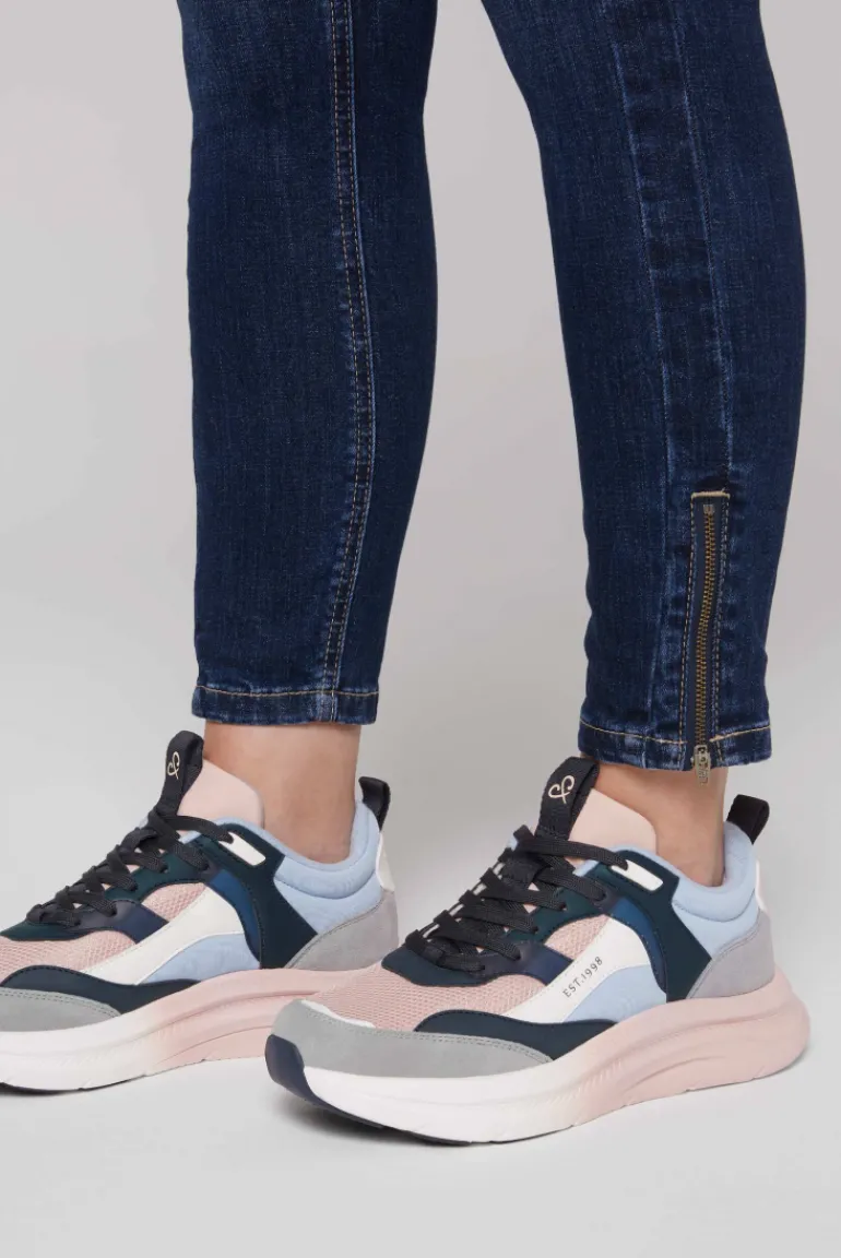 Hot CAMP DAVID & SOCCX Sneaker im bunten Materialmix mit Dip-Dye-Sohle rose blush roseblush