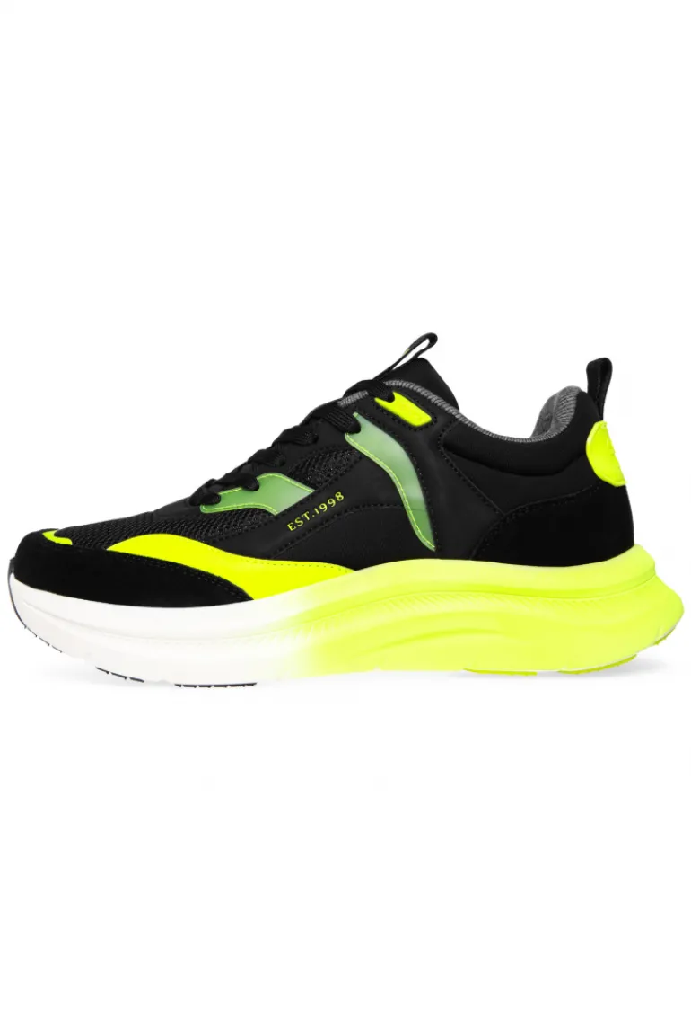 Online CAMP DAVID & SOCCX Sneaker im Materialmix mit Dip-Dye-Sohle black