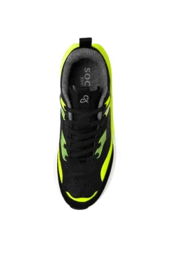 Online CAMP DAVID & SOCCX Sneaker im Materialmix mit Dip-Dye-Sohle black