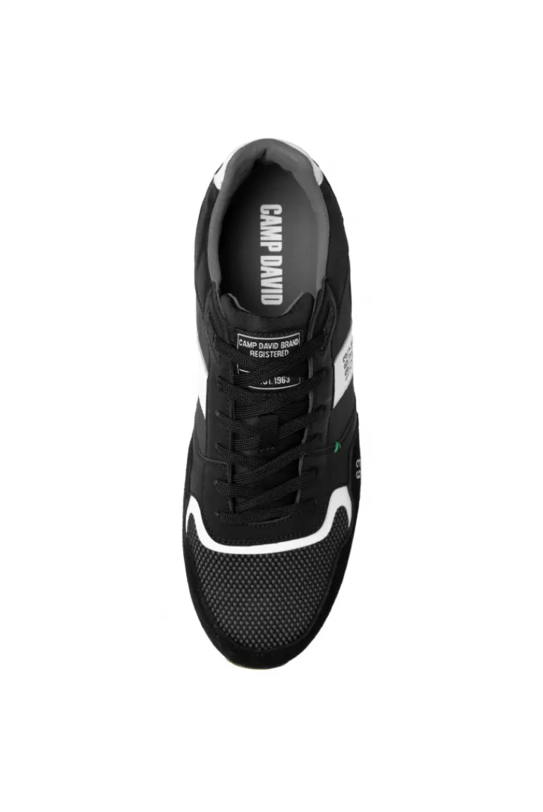 Fashion CAMP DAVID & SOCCX Sneaker im Retro Look black