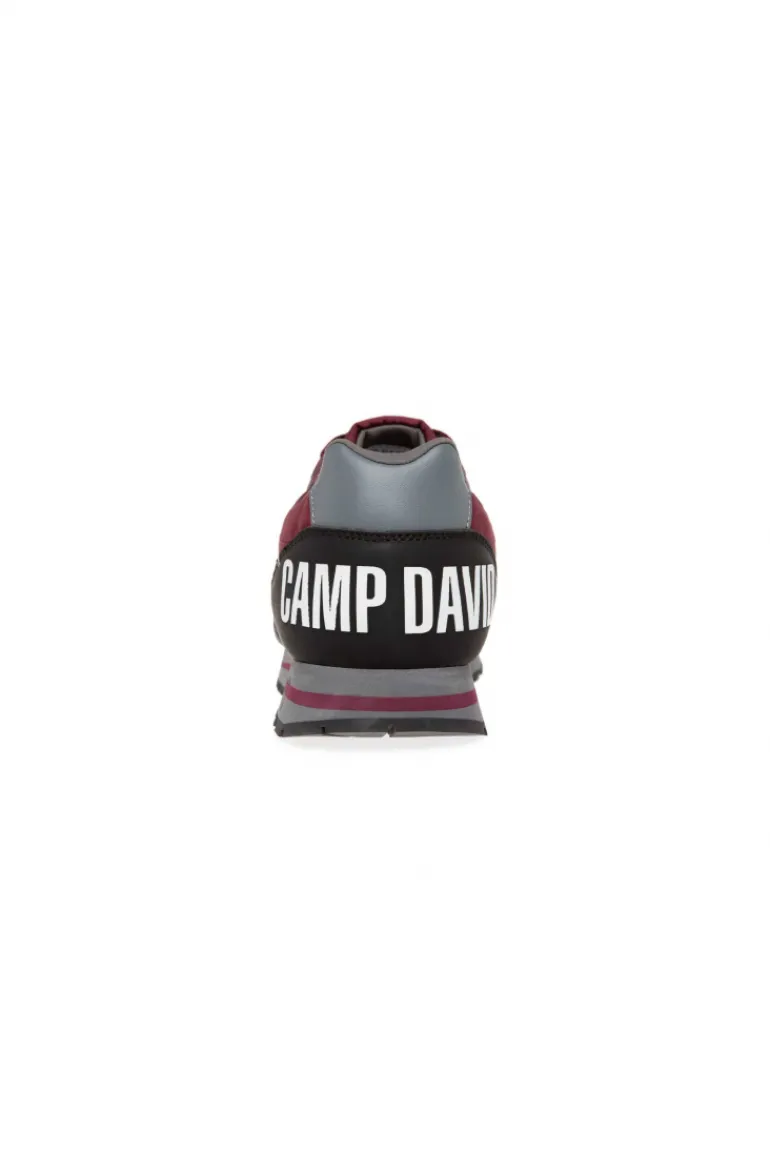 Flash Sale CAMP DAVID & SOCCX Sneaker im Retro Look burgundy