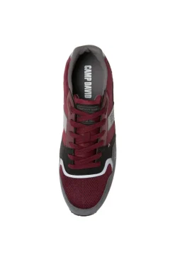 Flash Sale CAMP DAVID & SOCCX Sneaker im Retro Look burgundy