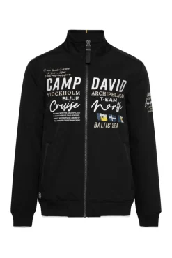 Best CAMP DAVID & SOCCX Softshelljacke im Blouson-Stil mit Artworks black