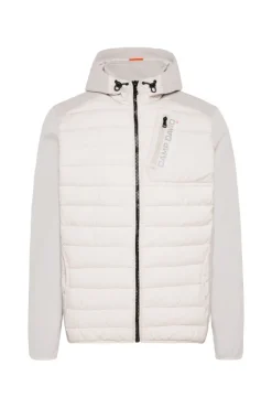 Shop CAMP DAVID & SOCCX Softjacke im Materialmix mit Kapuze shell