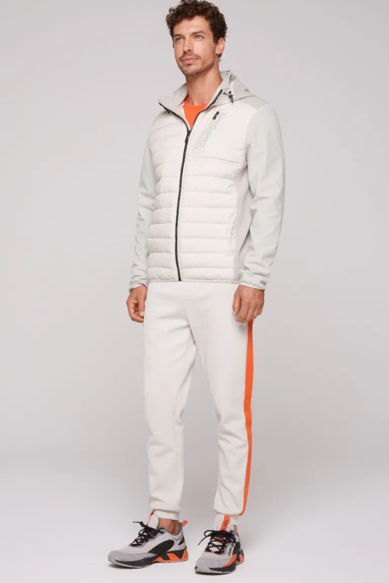 Shop CAMP DAVID & SOCCX Softjacke im Materialmix mit Kapuze shell