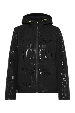 Best Sale CAMP DAVID & SOCCX Softshelljacke mit Kapuze und Glossy Prints black