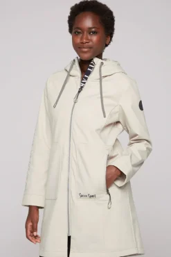 New CAMP DAVID & SOCCX Softshellmantel mit Kapuze dark kitt darkkitt