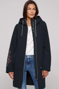Clearance CAMP DAVID & SOCCX Softshellmantel mit Kapuze blue navy bluenavy