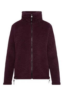 Store CAMP DAVID & SOCCX Sport-Jacke im Sherpa-Look deep plum deepplum