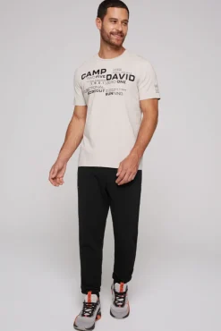 Cheap CAMP DAVID & SOCCX Sport-T-Shirt mit Artwork shell