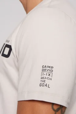 Cheap CAMP DAVID & SOCCX Sport-T-Shirt mit Artwork shell