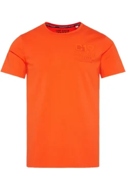 Clearance CAMP DAVID & SOCCX Sport-T-Shirt mit Artwork signal orange signalorange