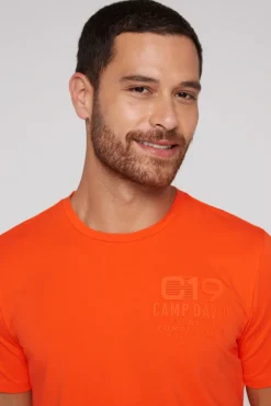 Store CAMP DAVID & SOCCX Sport-T-Shirt mit Artwork signal orange signalorange