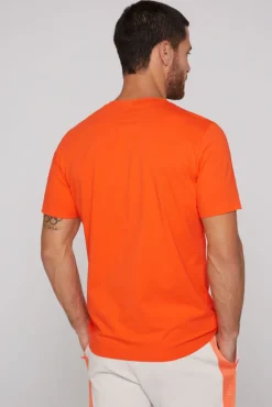 Store CAMP DAVID & SOCCX Sport-T-Shirt mit Artwork signal orange signalorange