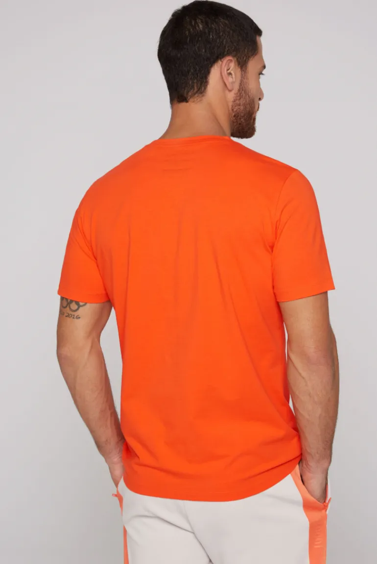 Store CAMP DAVID & SOCCX Sport-T-Shirt mit Artwork signal orange signalorange