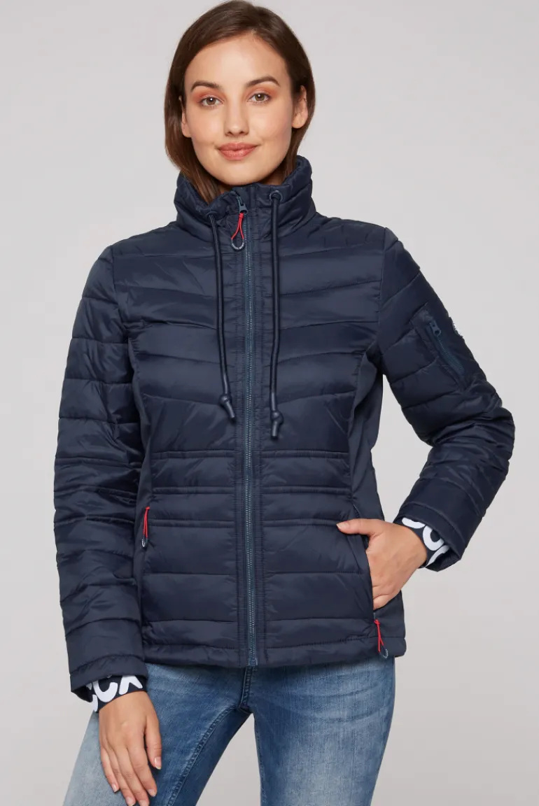 Discount CAMP DAVID & SOCCX Steppjacke im Ski-Design blue navy bluenavy